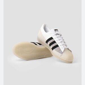 Adidas Classic Superstar White and Black Sneakers
